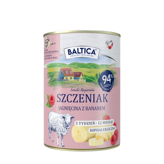 BALTICA Smaki Regionów Szczeniak Jagnięcina z bananem 400 g