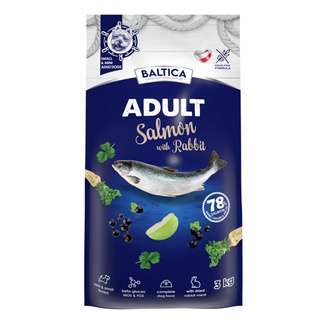Karma dla małych ras Baltica Łosoś z królikiem 3kg