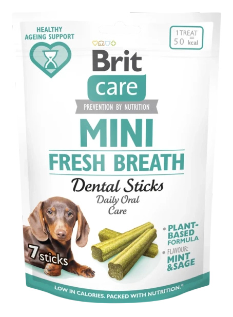 Brit Care Mini Fresh Breath 120g przysmak dla psów małych ras