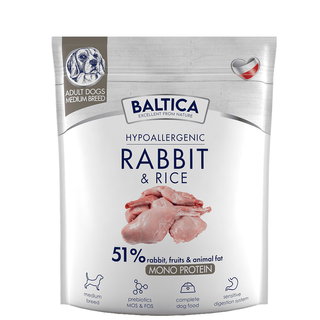 Baltica Rabbit&Rice M - średnie rasy 1kg
