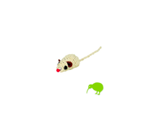 Trixie 45808 Mysz-Grzechotka sznurek beżowy 5cm