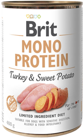 Brit Mono Protein Turkey & Sweet Potato 400g