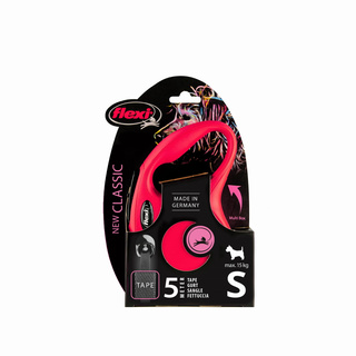 Flexi Classic S czerwony (5m) taśma 15 kg