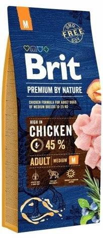Brit By Nature Adult  M 15kg