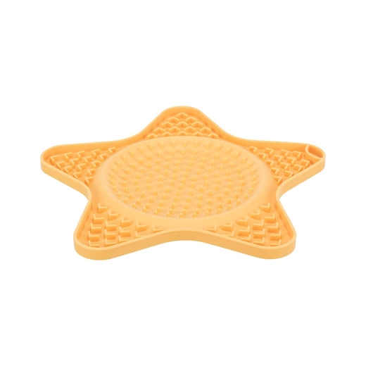 Trixie Taca na przysmaki Lick'n'Snack, dla psa, żólta, silikon, 23,5 cm