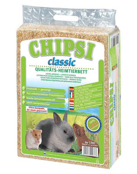 Chipsi Classic ściółka dla zwierząt 15L
