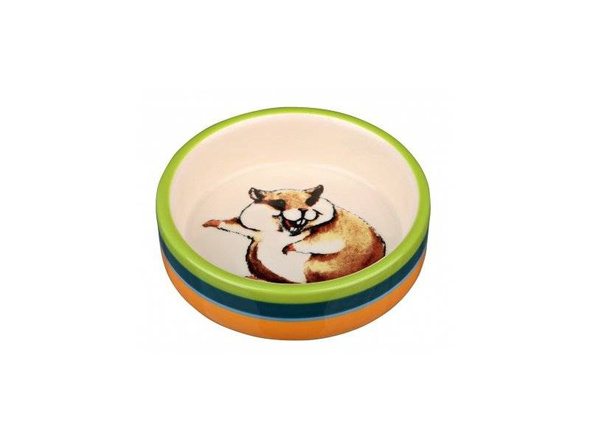 Trixie Miska Ceramiczna dla chomika 80ml/8cm