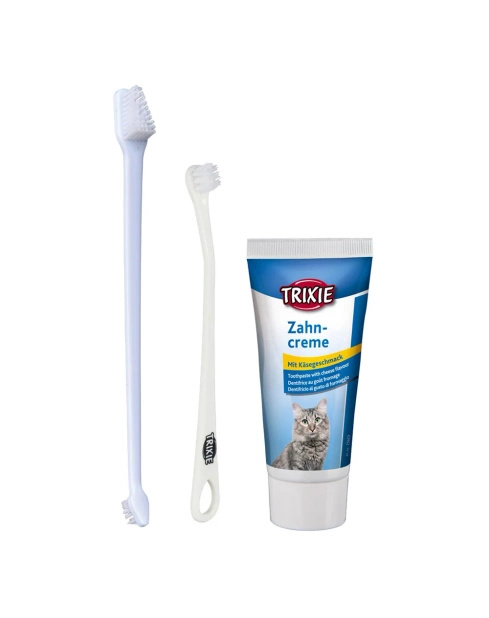 TX-25620 Pasta do zębów dla kota + Szczoteczki
