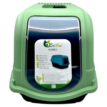 BERGAMO TOALETA ROMEO ECO SALVIA 57x39x41cm, filtr węglowy w zestawie