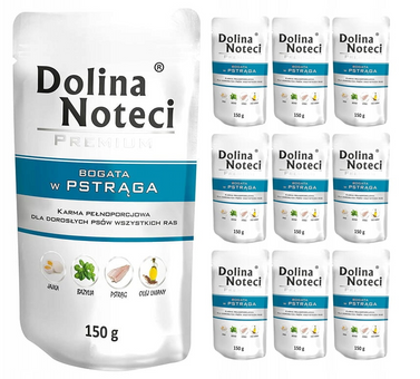 ZESTAW Dolina Noteci 10x150g Pstrąg