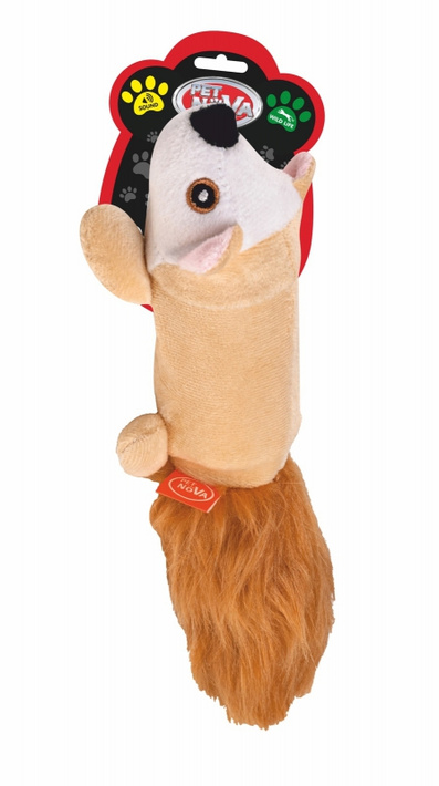 Pet Nova Zabawka Pluszowa Wiewiórka z piszczałką 25cm