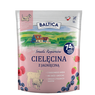 Baltica Cielęcina z jagnięciną dla małych ras 1kg