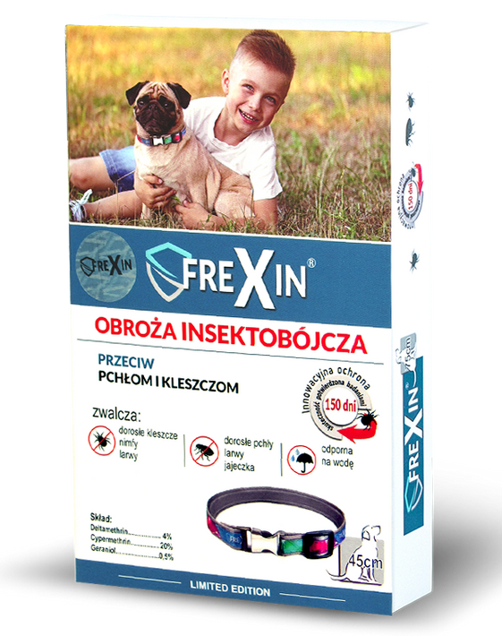 Frexin obroża insektobójcza dla psa 150 dni ochrony - 45cm