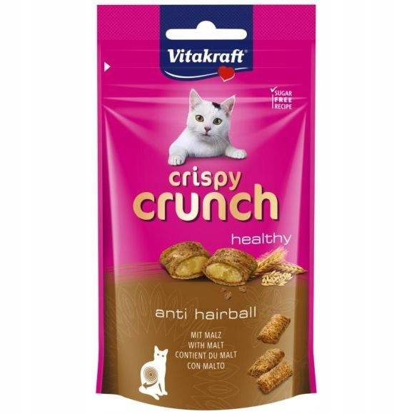 Vitakraft Crispy Crunch ze Słodem na kłaczki 60g
