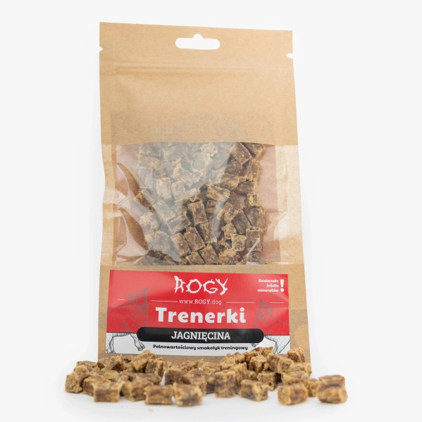 Rogy Monobiałkowe kosteczki Trenerki z jagnięciny - 70g