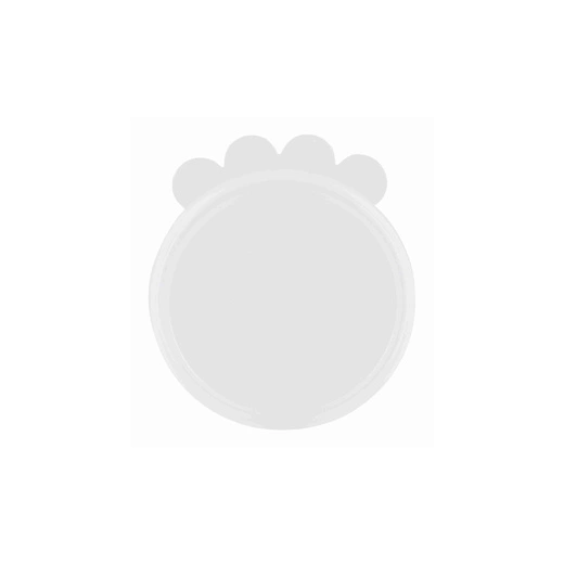 Trixie Wieczko na puszki, silikonowe, o 7,6 cm, przezroczyste, 2 sztuki