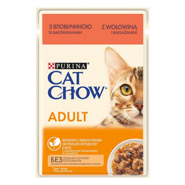 Purina Cat Chow Wołowina i bakłażan 85g