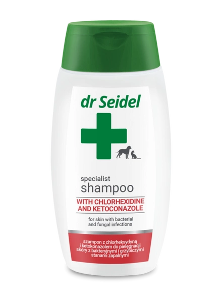 Dr Seidel Szampon z chlorheksydyną i ketokonazolem 220ml