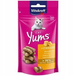 Vitakraft przysmak dla kota Yums z serem 40g