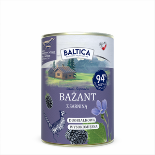 Baltica Bażant z sarniną 400g