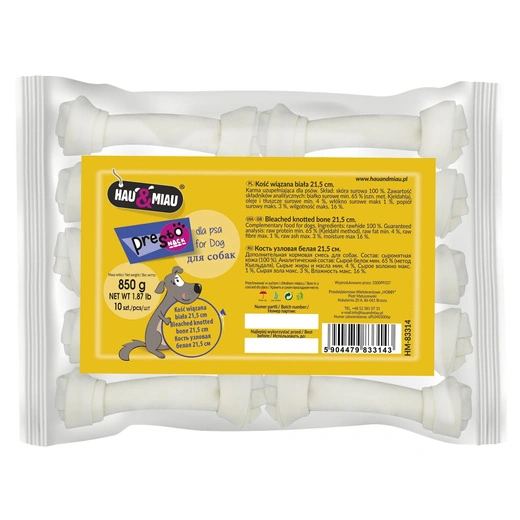 KOŚĆ WIĄZANA BIAŁA 21,5cm 10szt/op