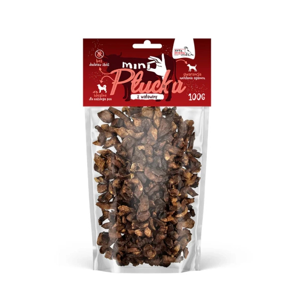 Syta Micha Mini płucka z wołowiny 100g 