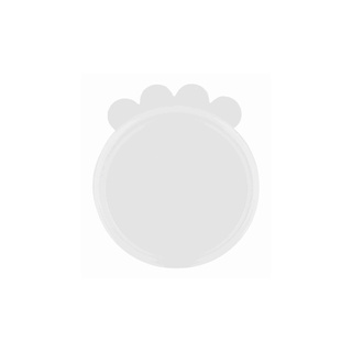 Trixie Wieczko na puszki, silikonowe, o 7,6 cm, przezroczyste, 2 sztuki