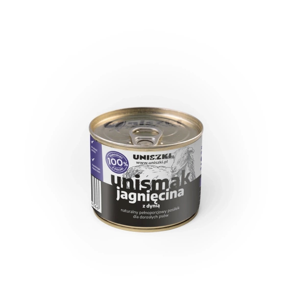 Uniszki  Unismak jagnięcina z dynią 210g