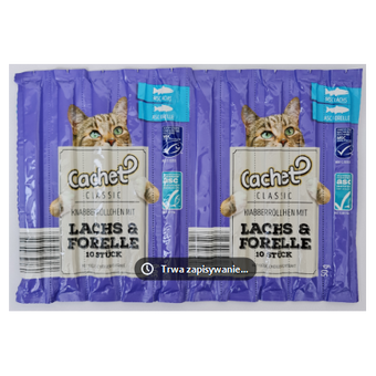CACHET KABANOSY DLA KOTA 50g * 10SZT
