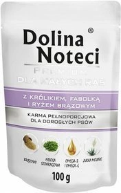 Dolina Noteci Małe Rasy - Królik, Fasolka i Ryż 100g