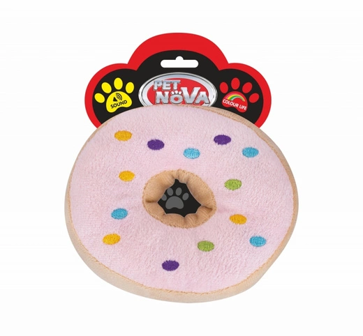 Pet Nova Zabawka Pluszowy Donut 12cm