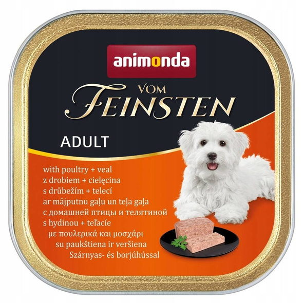 Animonda Vom Feinsten Dog Drób + Cielęcina 150g
