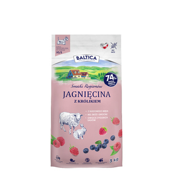 Baltica Jagnięcina z Królikiem dla małych ras XS/S 3kg