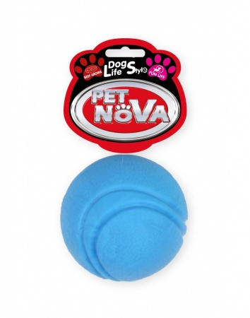 Pet Nova Piłka Twarda Tenisowa niebieska 5 cm