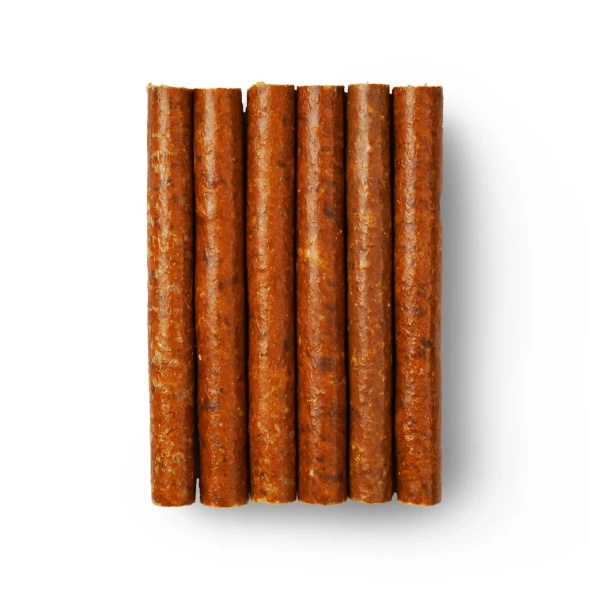 Uniszki Kabanosy Superdogs Skrzydlaty Wojownik 100g z indykiem