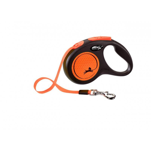 Flexi Neon S taśma 5m 15kg pomarańczowa
