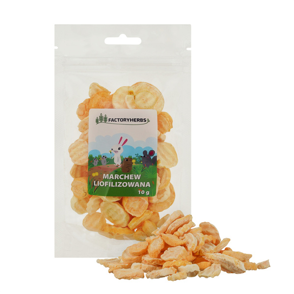 FactoryHerbs Marchew liofilizowana 10g