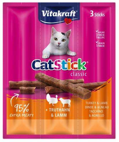 Vitakraft Cat Stick Mini Indyk Jagnięcina 3 szt.
