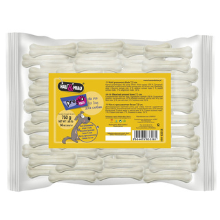 KOŚĆ PRASOWANA BIAŁA 7,5cm 50szt