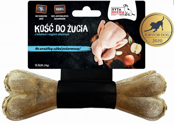 Kość do żucia dla psa na delikatny układ pokarmowy 13,5 cm