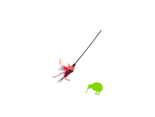 Trixie 4106 Piórka na patyku 50cm