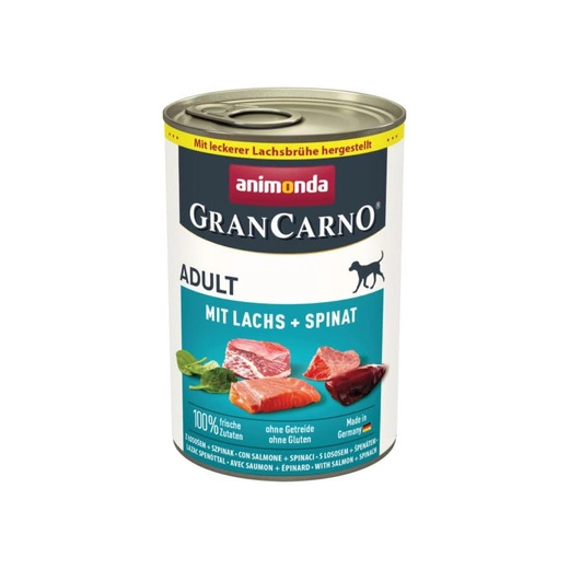 AN.GRANCARNO 400gPIES ŁOSOŚ+SZPINAK     