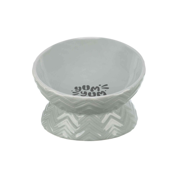 Trixie Miska podwyższona, dla psa, ceramika, szara, 0.35 l/17 cm