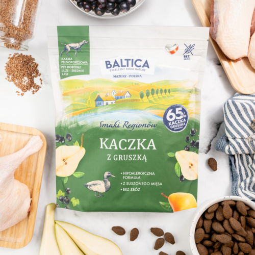 Baltica Kaczka z gruszką XS/S 1kg