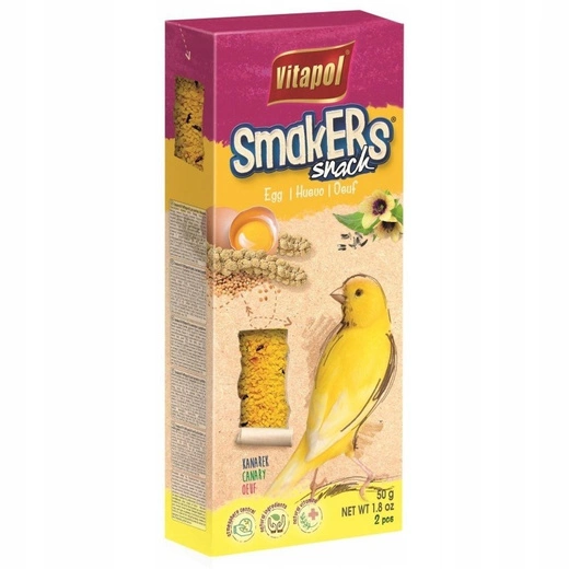 Vitapol Smakers Kolby Jajeczne dla Kanarka 2szt.