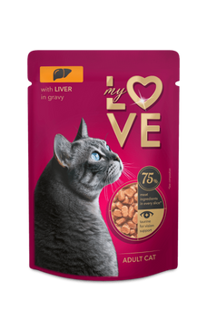 My Love – karma mokra dla kota wątróbka w sosie (85 g)
