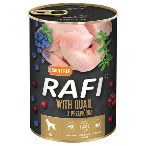 Rafi z Przepiórką Pasztet bez zbóż 400g