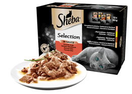 Sheba Selection in Sauce Mix Smaków 12x85 (multipak)
