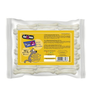 KOŚĆ PRASOWANA BIAŁA 12,5cm 20szt