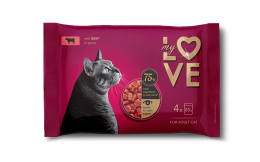My Love – wołowina w sosie 4x85g